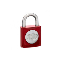 *Nonreturnable Item* Lockwood 225 Fire Brigade Padlock Includes 2 Keys Red 225/40/119/003 (MTO 4)