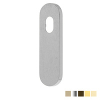 Lockwood 2800 Round End Plate with Cylinder Hole - Available in Various Finishes