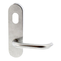 Lockwood 2801 Round End Plate with Cylinder Hole & 70 Lever Chrome Plate 2801/70CP