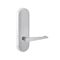 Lockwood Door Handle Round End Plate With 133 Lever Satin Chrome 2805/133SC