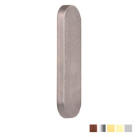 Lockwood 2807 Exterior Round End Plain Plate - Available in Various Finishes