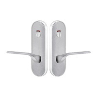 Lockwood 2814 Round End Plate With Privacy Indicator Emergency Turn and 122 Lever