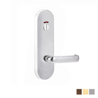 Lockwood Door Handle Round End Plate With Privacy Indicator Emergency Turn 77 Lever