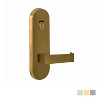 Lockwood Door Handle Round End Plate With Privacy Indicator Emergency Turn 90 Lever