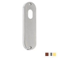 Lockwood 2900 Round End Plate with Cylinder Hole - Available in Various Finishes