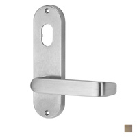 Lockwood 2901 Round End Plate With Cylinder Hole and 59 Lever - Available in Various Finishes
