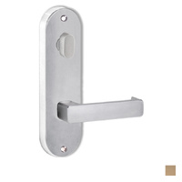 Lockwood 2904 Round End Plate With Turn and 76 Lever - Available in Various Finishes