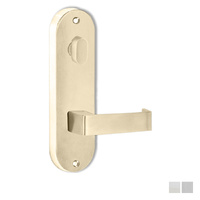 Lockwood 2904 Round End Plate With Turn and 90 Lever - Available in Various Finishes