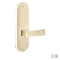 Lockwood 2905 Round End Plate With 90 Lever - Available in Various Finishes