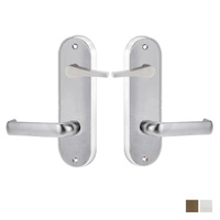 Lockwood 2939 Round End Plate With Disabled Turn & 77 Lever - Available in Various Finishes