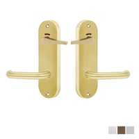 Lockwood 2941 Round End Plate Priv Ind Disabled Turn and 70 Lever - Available in Various Finishes