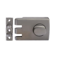 Lockwood Door Lock Single Cylinder Deadlock Satin Chrome Pearl 303NSP