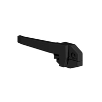 Interlock Wedgeless Casment Fastener Black 4mm Left Hand High Black 333B