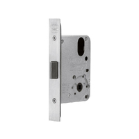 Lockwood 3572 Vestibule Mortice Lock with Lock Turn Adaptor 60mm Backset Satin Chrome 3572TSC