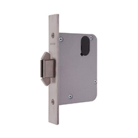 Lockwood Mortice Sliding Door Primary Lock 60mm Satin Chrome 3573SC 