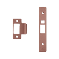 Lockwood 3772 Finish Conversion - Strike, Face Plate & Screw Kit Antique Copper 3772-FINKITAC