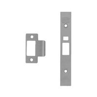 Lockwood 3772 Finish Conversion - Strike, Face Plate & Screw Kit Stainless Steel 3772-FINKITSS