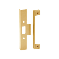 Lockwood 3772 Series Rebate Kit- 32mm Lip Strike Polished Brass Unlacquered 3772-RK32BU