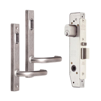 Lockwood Narrow Mortice Lock Kit with Double Cylinder and Door Lever 3782KIT01