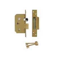 Chubb Union Mortice Door Lock Sashlock 67mm Polished Brass 3K7567PB