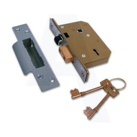 Chubb Union 5 Lever Mortice Sashlock 67mm Satin Chrome 3K7567SC
