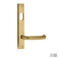 Lockwood 4701 Square End Plate with Cylinder Hole and 70 Lever - Available in Various Finishes