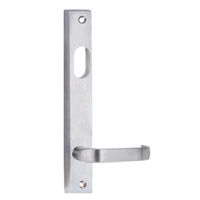 Lockwood 4701 Square End Plate With Cylinder Hole & 74 Lever Chrome Plate 4701/74CP