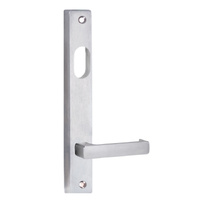 Lockwood 4701 Square End Plate With Cylinder Hole & 76 Lever Satin Chrome 4701/76SC