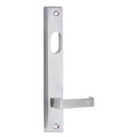 Lockwood 4701 Square End Plate With Cylinder Hole & 90 Lever Satin Chrome 4701/90SC