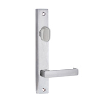 Lockwood 4704 Square End Plate With Turn & 76 Lever Satin Chrome 4704/76SC