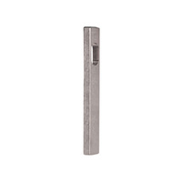 Lockwood 4800 Square End Plate With Cylinder Hole Satin Chrome 4800SC