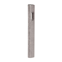 Lockwood 4800 Square End Plate Concealed Fix with Cylinder Hole Satin Chrome 4800SC