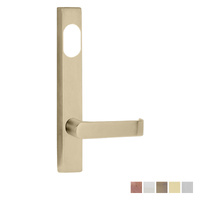 Lockwood 4801 Square End Plate With Cylinder Hole and 59 Lever - Available in Various Finishes