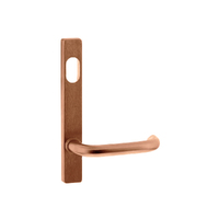 Lockwood 4801 Square End Plate with Cylinder Hole & 70 Lever Antique Copper 4801/70AC