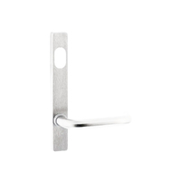 Lockwood 4801 Square End Plate with Cylinder Hole & 70 Lever Chrome Plate 4801/70CP