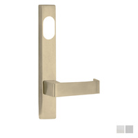 Lockwood 4801 Square End Plate With Cylinder Hole and 90 Lever - Available in Various Finishes