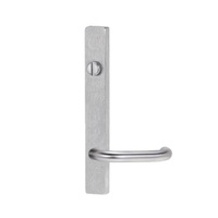Lockwood 4804 Square End Plate With Turn & 70 Lever Satin Chrome 4804/70SC
