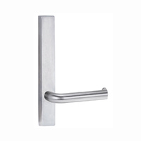 Lockwood Door Handle Square End Plate With 102 Lever Satin Chrome 4805/102SC
