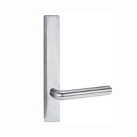 Lockwood Door Handle Square End Plate With 104 Lever Satin Chrome 4805/104SC
