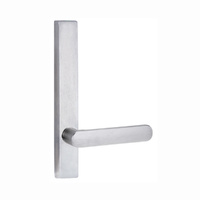 Lockwood Door Handle Square End Plate With 106 Lever Satin Chrome 4805/106SC