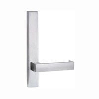 Lockwood Door Handle Square End Plate With 111 Lever Satin Chrome 4805/111SC