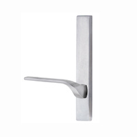 Lockwood Door Handle Square End Plate With 122 Lever Right Hand Satin Chrome 4805/122RSC