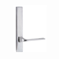 Lockwood Door Handle Square End Plate With 123 Lever Satin Chrome 4805/123SC