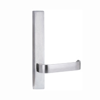 Lockwood Door Handle Square End Plate With 131 Lever Satin Chrome 4805/131SC