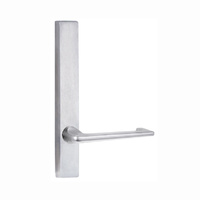 Lockwood Door Handle Square End Plate With 132 Lever Satin Chrome 4805/132SC