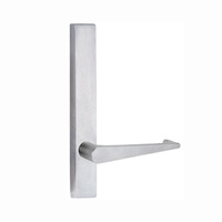 Lockwood Door Handle Square End Plate With 133 Lever Satin Chrome 4805/133SC