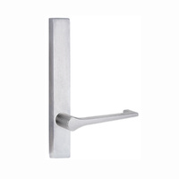 Lockwood Door Handle Square End Plate With 145 Lever Satin Chrome 4805/145SC