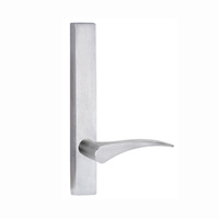 Lockwood Door Handle Square End Plate With 153 Lever Left Hand Satin Chrome 4805/153LSC