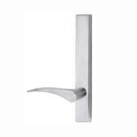Lockwood Door Handle Square End Plate With 153 Lever Right Hand Satin Chrome 4805/153RSC
