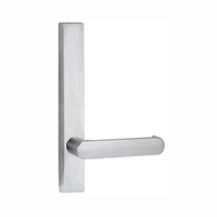 Lockwood Door Handle Square End Plate With 166 Lever Satin Chrome 4805/166SC